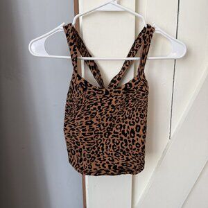Free People All Clear Leopard Cami - M/L